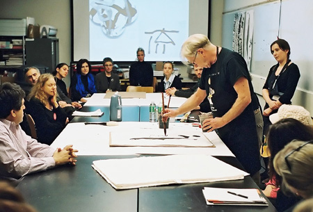 Sumi Ink Painting Workshop with Max Gimblett